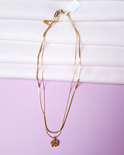 Ready to Ship: ROSEATE LINE CHAIN